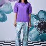 Gather Heart Regular Fit Top- French Lavender - Genes Online Store