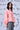 Gather Heart Relax Fit Shirt- Coral Peach - Genes Online Store