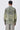 Giza Cotton Poplin Button-Up Shirt with Microcell Print - Clay Green - Genes Lecoanet Hemant
