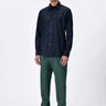 Giza Cotton Poplin Embroidered Shirt Black - Genes Lecoanet Hemant