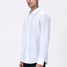 Giza Cotton Poplin Embroidered Shirt White - Genes Lecoanet Hemant