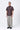 Giza Cotton Poplin Half Sleeve Shirt - Brown