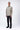 Giza Cotton Poplin Regular Fit Button-Down Shirt with Micro Cell Embroidery - Taupe