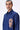 Giza Cotton Poplin Shirt - Navy Blue