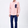Giza Cotton Poplin Shirt - Pink