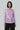 Women lavender sheer shirt with embroidery, luxury designer fashion India