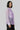Lavender transparent shirt women India with embroidered detailing and long sleeves