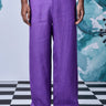 Lavender Linen Pants - Genes Online Store