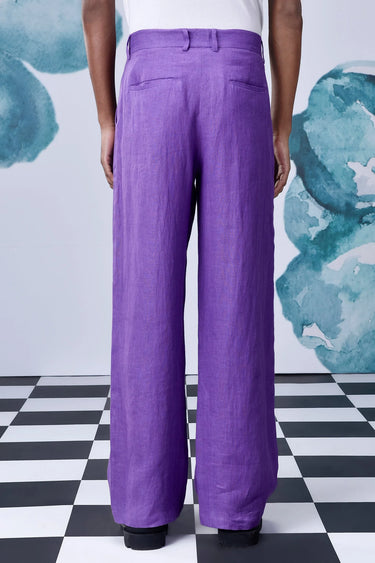 Lavender Linen Pants - Genes Online Store
