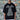 Black cotton T-shirt with minimal rabbit line artwork and relaxed fit