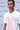 White short sleeve T-shirt with subtle rabbit print and soft fabric