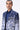 Linen Herringbone Jacket with Microcell Print - Genes Lecoanet Hemant