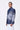Linen Herringbone Jacket with Microcell Print - Genes Lecoanet Hemant