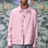 Linen jacket with structured fit and soft texture for men