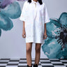 Living Flower A-Line Fit Embroidery Dress - Genes Online Store