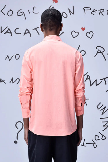 Malmal Formal Regular Fit Shirt- Beige Rosie - Genes Online Store