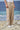Mastic viscose nylon trousers for women showing smooth breathable fabric texture