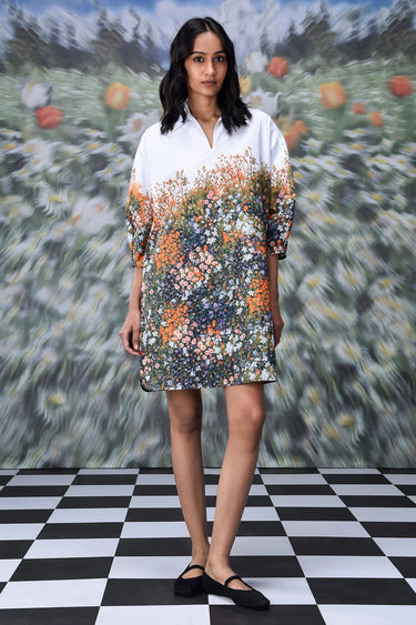 Meadow Print Relax Fit Dress - Genes Online Store