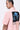 Melon Pink Giza Shirt with UV Flower Sticker - Genes Lecoanet Hemant