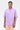 Men's Lavender Cotton Poplin Easy Fit Shirt with Cubon Collar - Genes Lecoanet Hemant