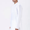 Men's Linen Fit Kurta with Tonal Signature Details - Genes Lecoanet Hemant