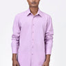 Men's Regular Fit Button Up Shirt with Box Pleat - Genes Lecoanet Hemant