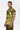 Men's Regular Fit Cotton Pique Polo with Contrast Tipping-Khaki - Genes Lecoanet Hemant
