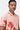 Men's Regular Fit Polo with Tropical Print-Light Peach - Genes Lecoanet Hemant