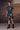 Midnight Ripple Twill Crepe Dress - Genes Online Store