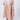 Modal V-Neck Dress with Cell Degrade Print - Melon Pink - Genes Lecoanet Hemant