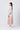 Modal V-Neck Dress with Cell Degrade Print - Melon Pink - Genes Lecoanet Hemant