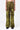 Monotone Landscape Linen Cargo Trousers with Flared Hem - Genes Lecoanet Hemant