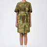 Monotone Landscape Print Dress - Genes Lecoanet Hemant