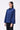 Navy Blue Straight Fit Shirt in Giza Cotton Poplin - Genes Lecoanet Hemant