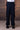 Navy Poly Viscose Lycra Cargo - Genes Online Store