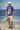 Navy Premium Cotton Poplin Abstract Print Shirt