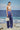 Navy Premium Silk Straight-Fit Trousers