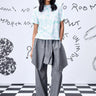 Nile Green Cotton Single Jersey T-Shirt with Heart Motif Print - Genes Online Store