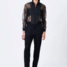 Organza Bomber Jacket