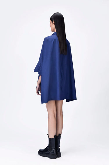 Oversized Cotton Heritage Ravioli Embroidery Shirt - Genes Lecoanet Hemant