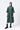 Oversized Cotton Shirt Dress with Tapered Yoke - Pine Green - Genes Lecoanet Hemant