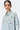 Oversized Cotton Shirt With Fruit Motifs Embroidery Green Stripe - Genes Lecoanet Hemant