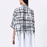 Oversized Giza Cotton Shirt with Dotted Check Print - Genes Lecoanet Hemant