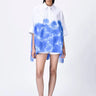 Oversized Giza Cotton Shirt with UV Abstract Print - Genes Lecoanet Hemant