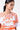 Oversized Landscape Print Crew Neck T-Shirt-Coral Orange - Genes Lecoanet Hemant