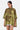 Oversized Monotone Landscape Print Shirt Mint Green Khaki - Genes Lecoanet Hemant
