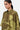 Oversized Monotone Landscape Print Shirt Mint Green Khaki - Genes Lecoanet Hemant