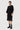 Oversized Round Neck Dress with Kimono Sleeves - Genes Lecoanet Hemant