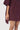 Oversized Round Neck Top with Front Placket Wine - Genes Lecoanet Hemant