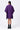 Oversized Shirt with Front Gathered Detail Amethyst - Genes Lecoanet Hemant